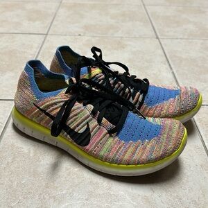 Nike Free Flyknit Rainbow Sneakers